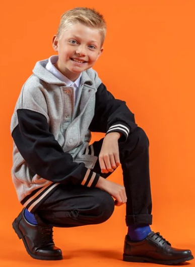 Boys Black School Shoes | Boys Fit Left Fit Right