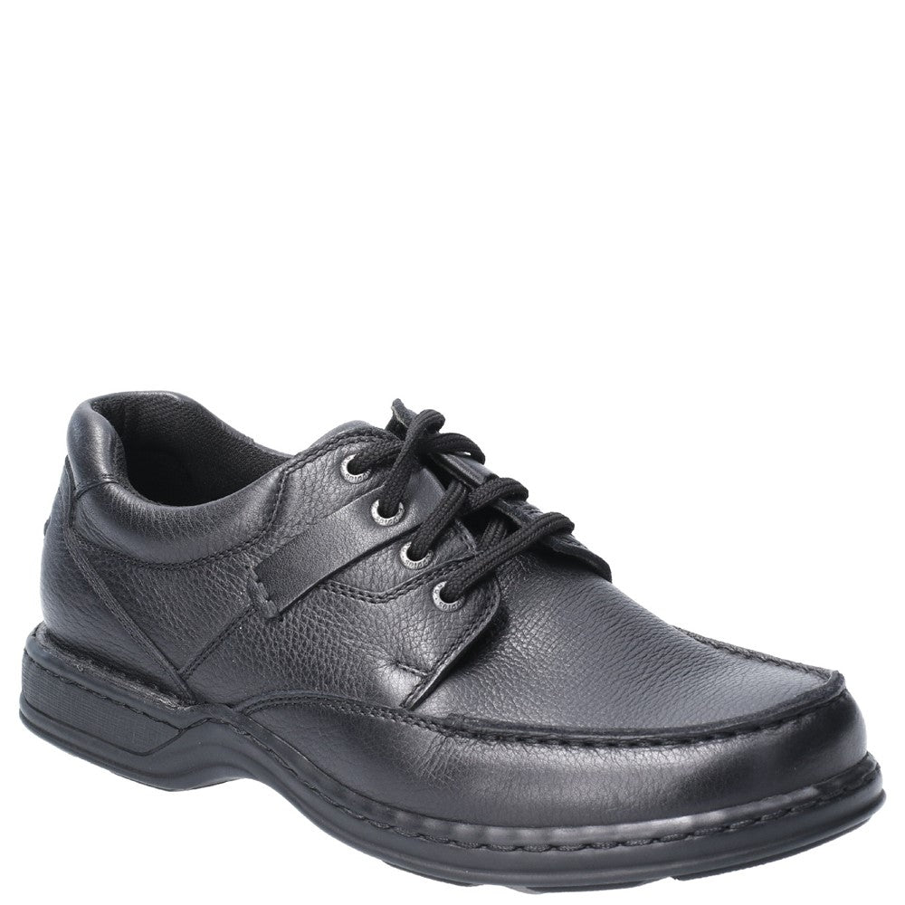 Mens Classic Lace Shoes Black Hush Puppies Randall II Shoe