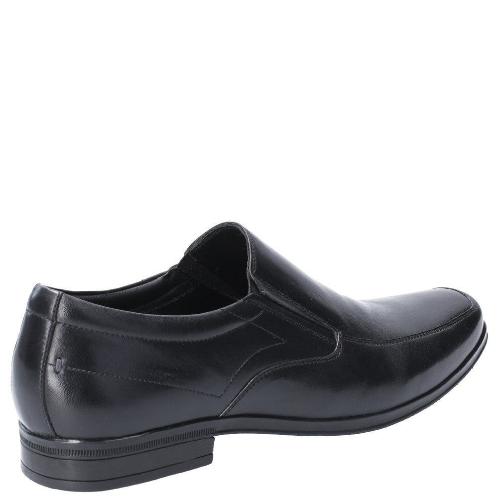 Mens Formal Slip On Shoes Black Hush Puppies Billy Shoe