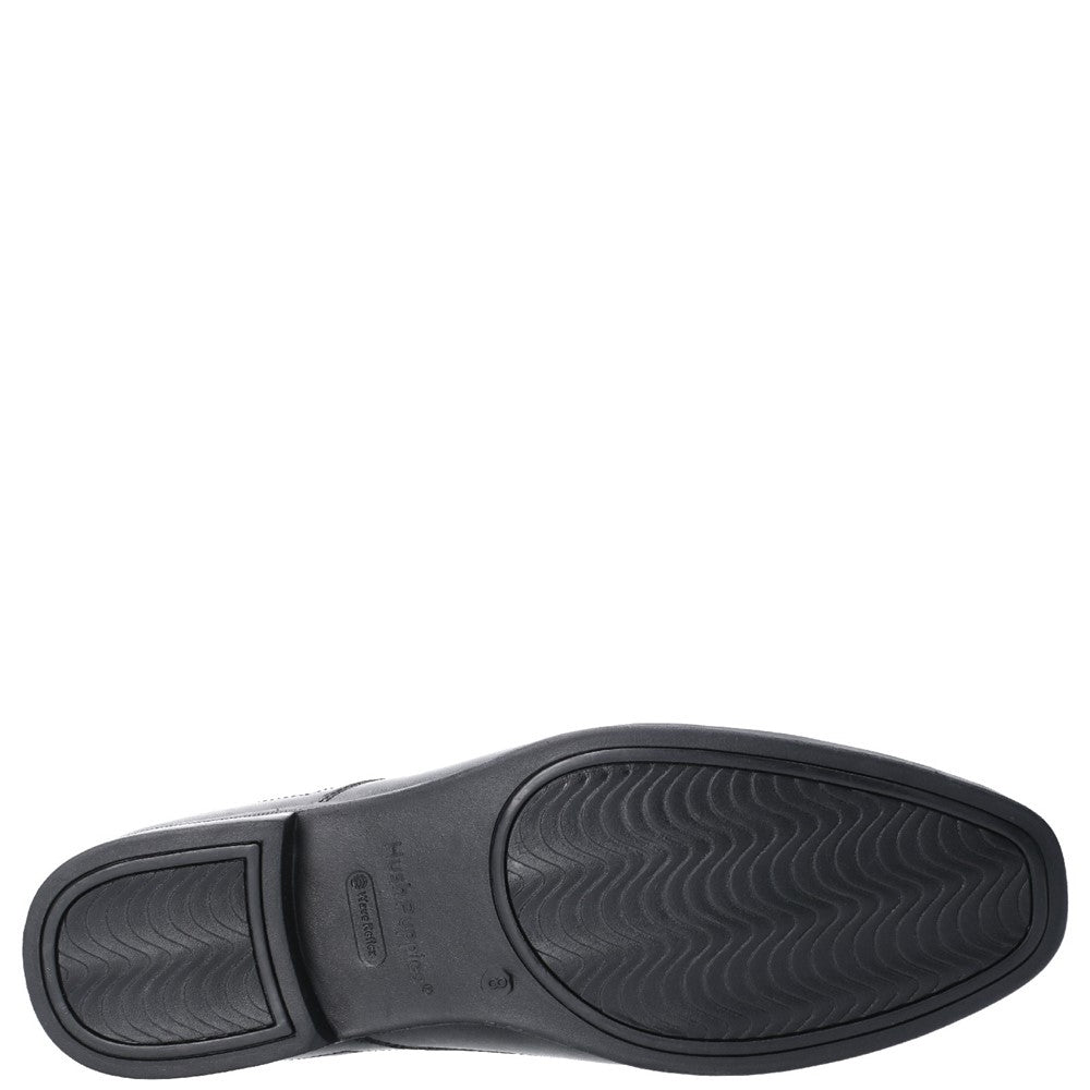 Mens Formal Slip On Shoes Black Hush Puppies Billy Shoe