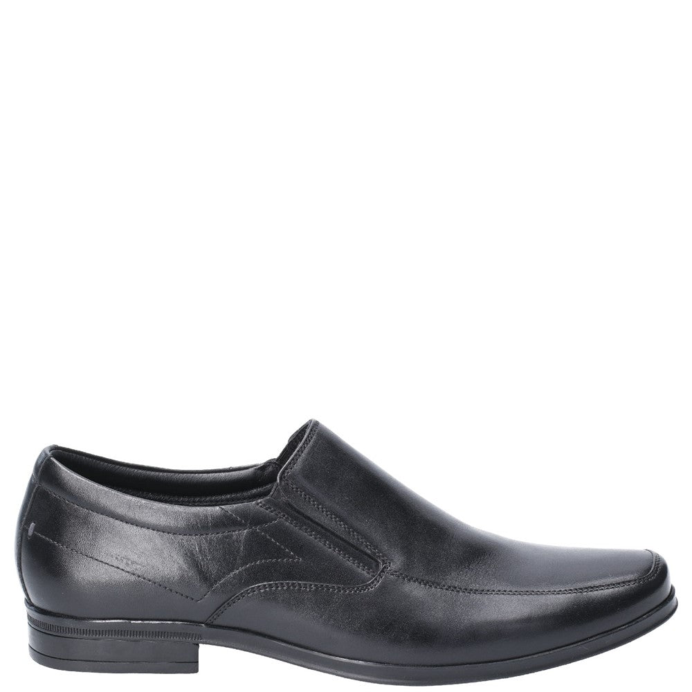 Mens Formal Slip On Shoes Black Hush Puppies Billy Shoe