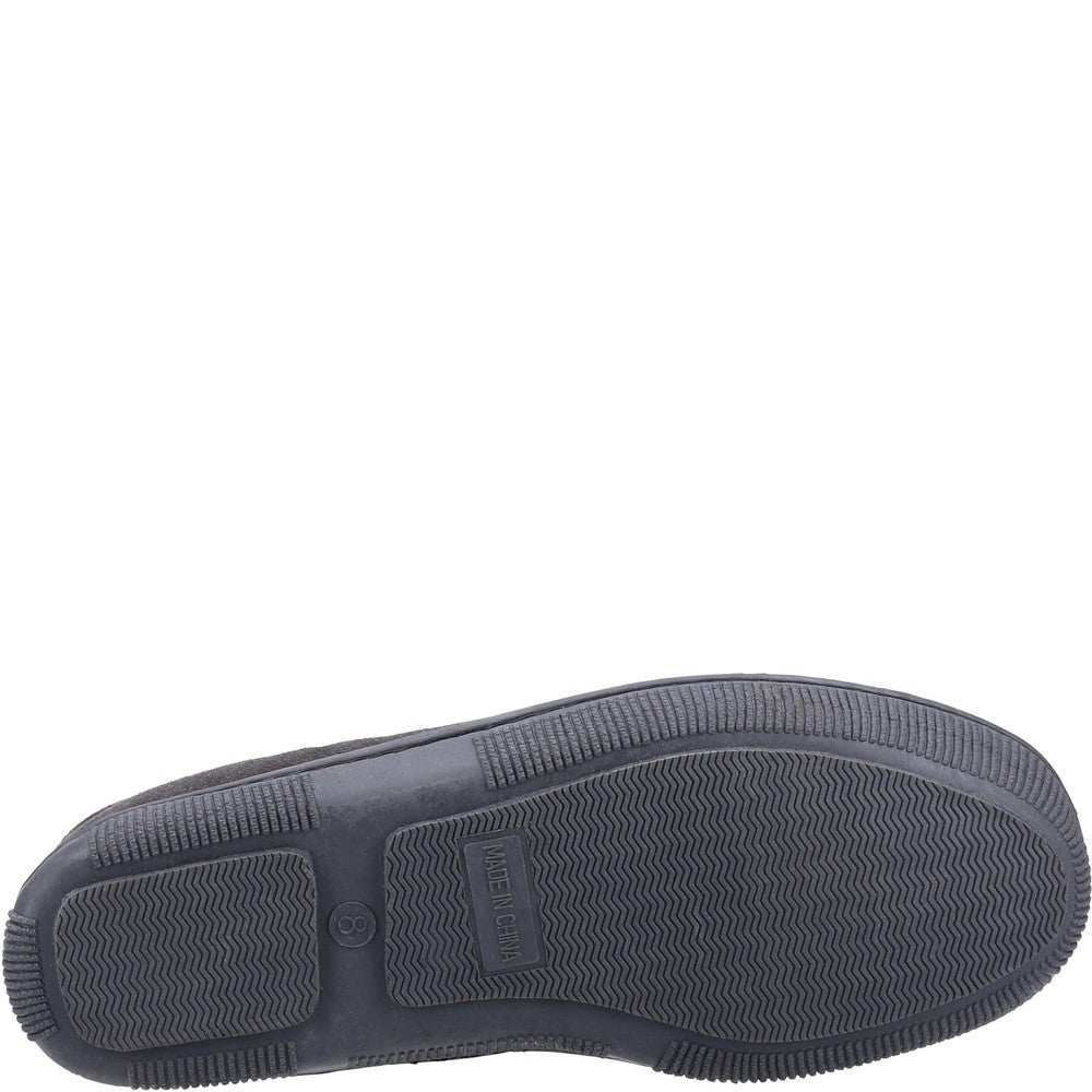 Classic Mens Slippers Grey Hush Puppies Ace Slipper