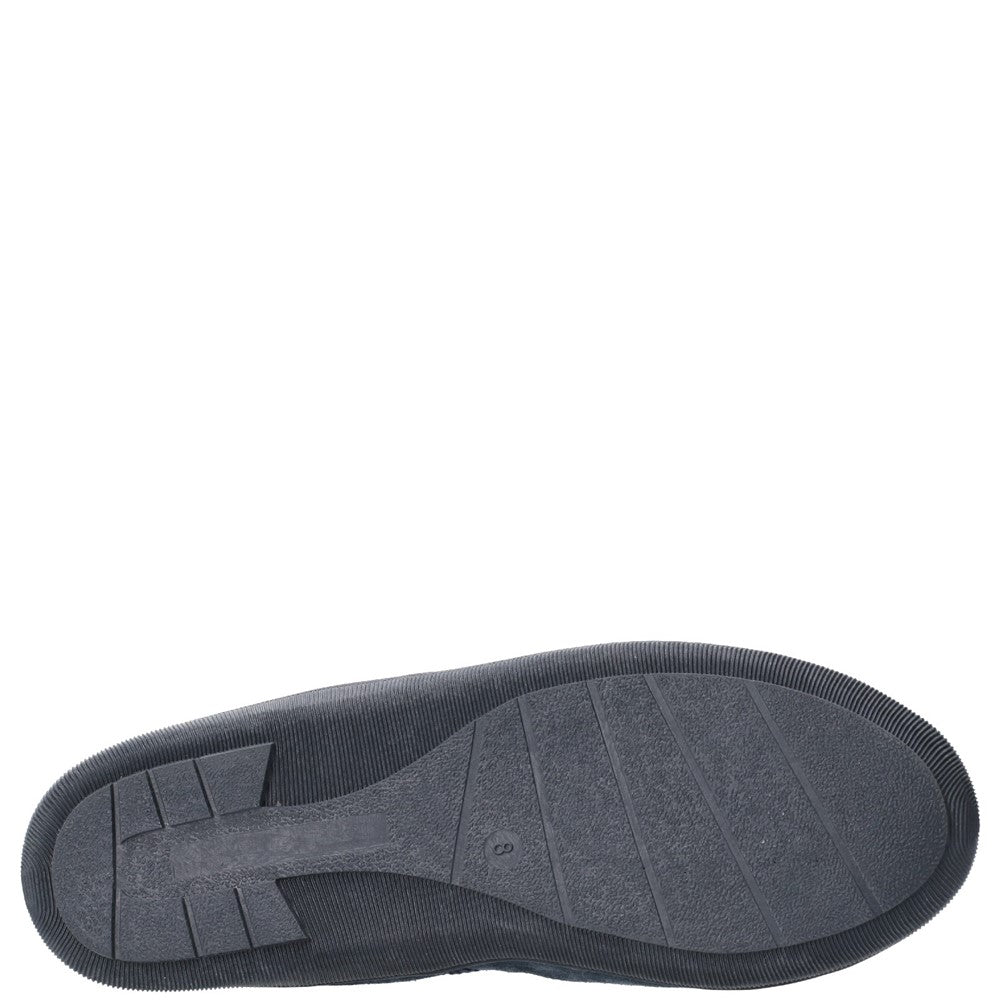 Classic Mens Slippers Navy Hush Puppies Arnold Slipper