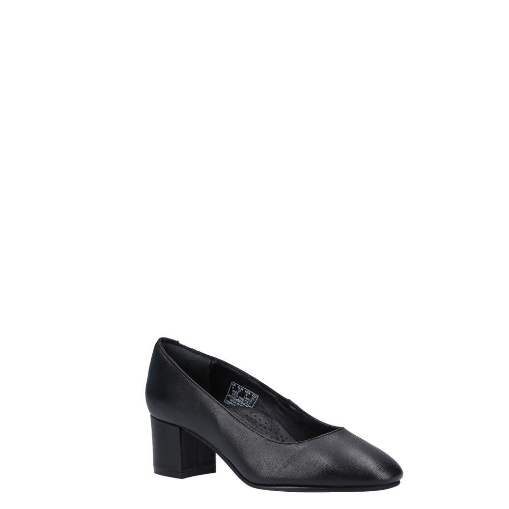 Court Ladies Shoes Black Hush Puppies Anna Court Shoe