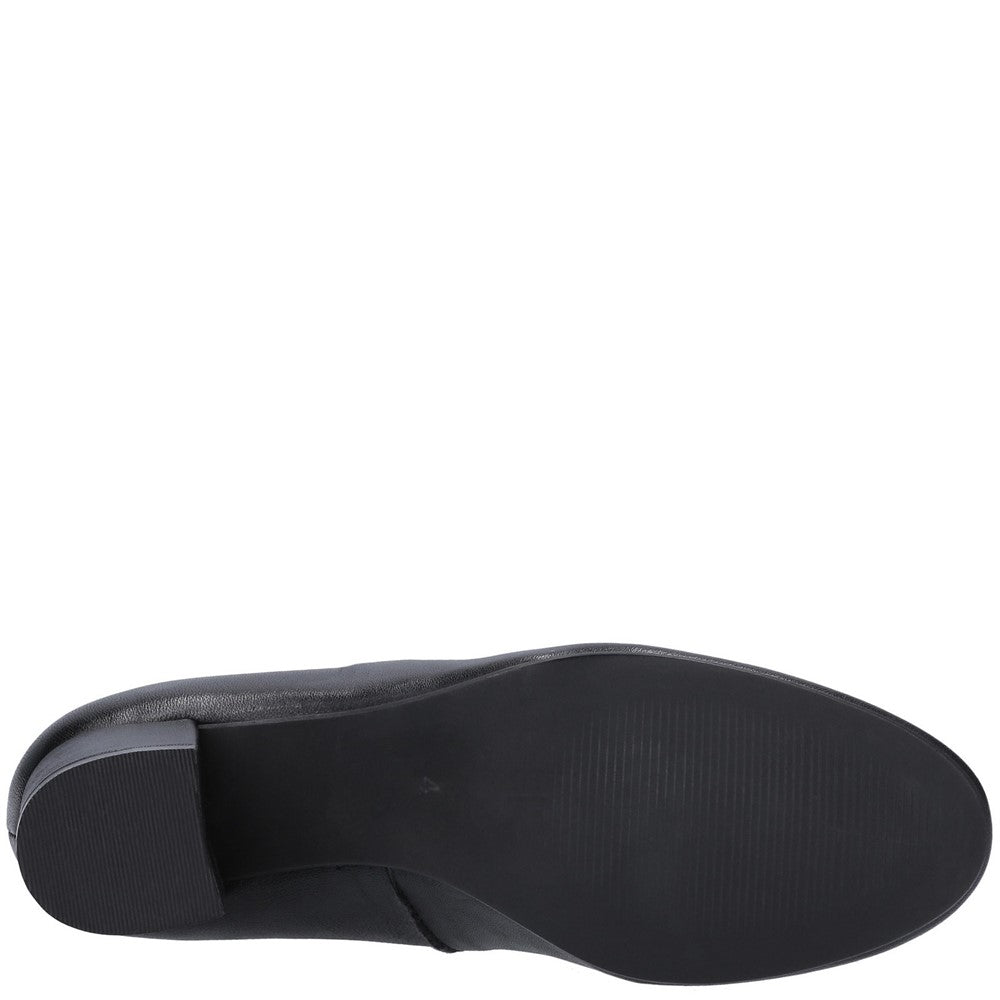 Court Ladies Shoes Black Hush Puppies Anna Court Shoe