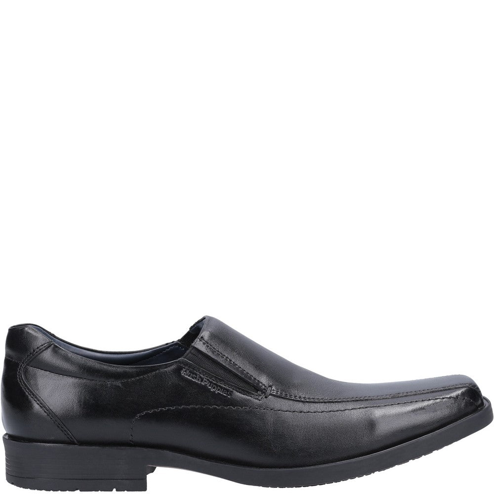 Mens Formal Slip On Shoes Black Hush Puppies Brody Shoe
