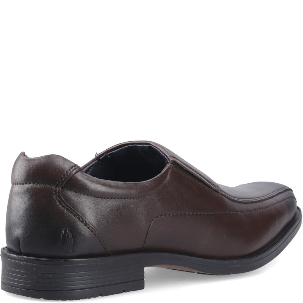 Mens Formal Slip On Shoes Brown Hush Puppies Brody Shoe