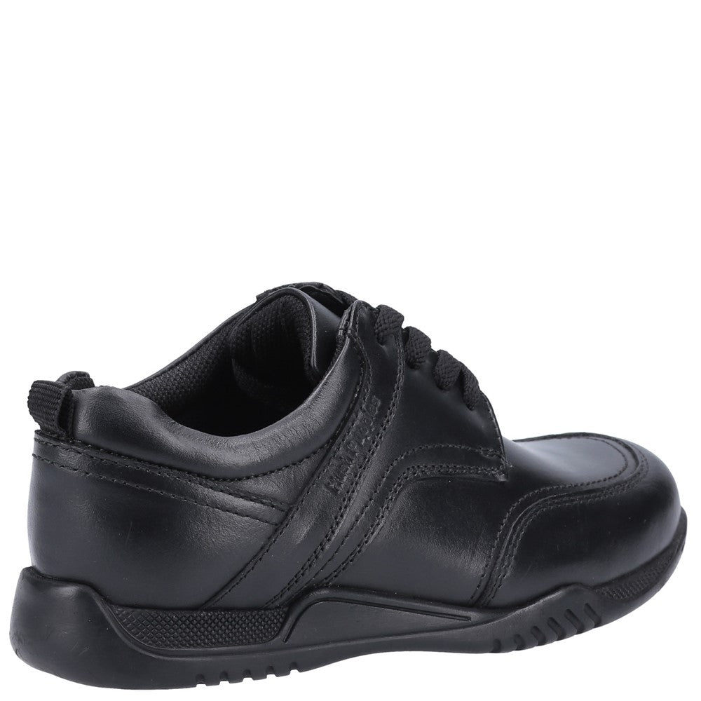 Boys BTS Black Hush Puppies Harvey Senior School Shoe