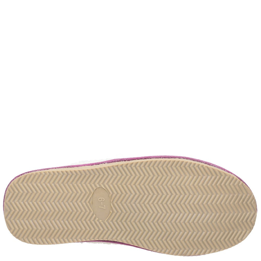 Classic Ladies Slippers Pink Hush Puppies Arianna Mule Slippers