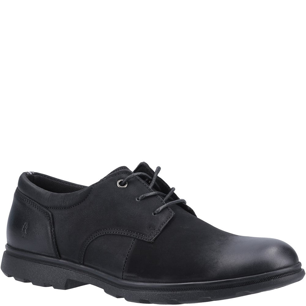 Mens Classic Lace Shoes Black Hush Puppies Trevor Lace Shoes
