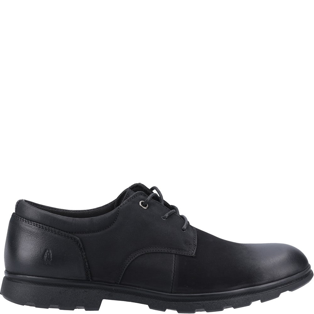 Mens Classic Lace Shoes Black Hush Puppies Trevor Lace Shoes
