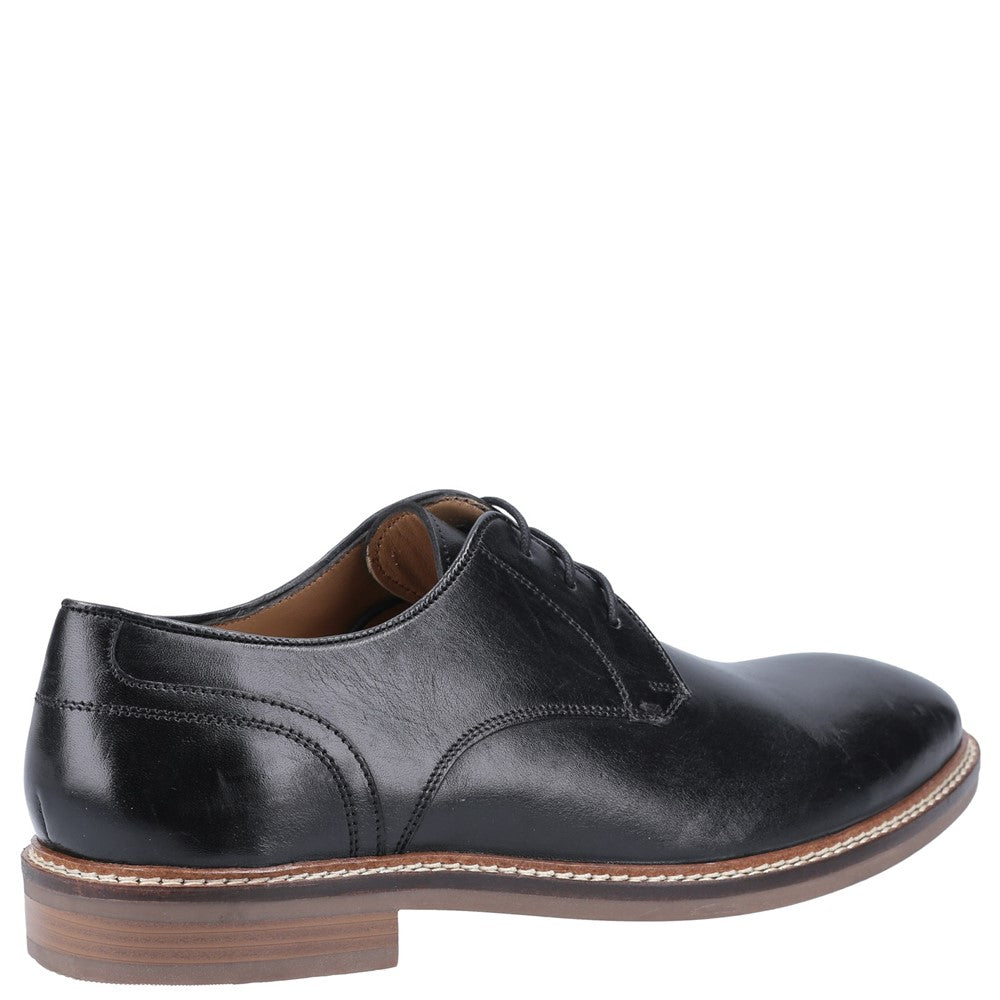 Mens Formal Lace Up Shoes Black Hush Puppies Brayden Lace Shoes