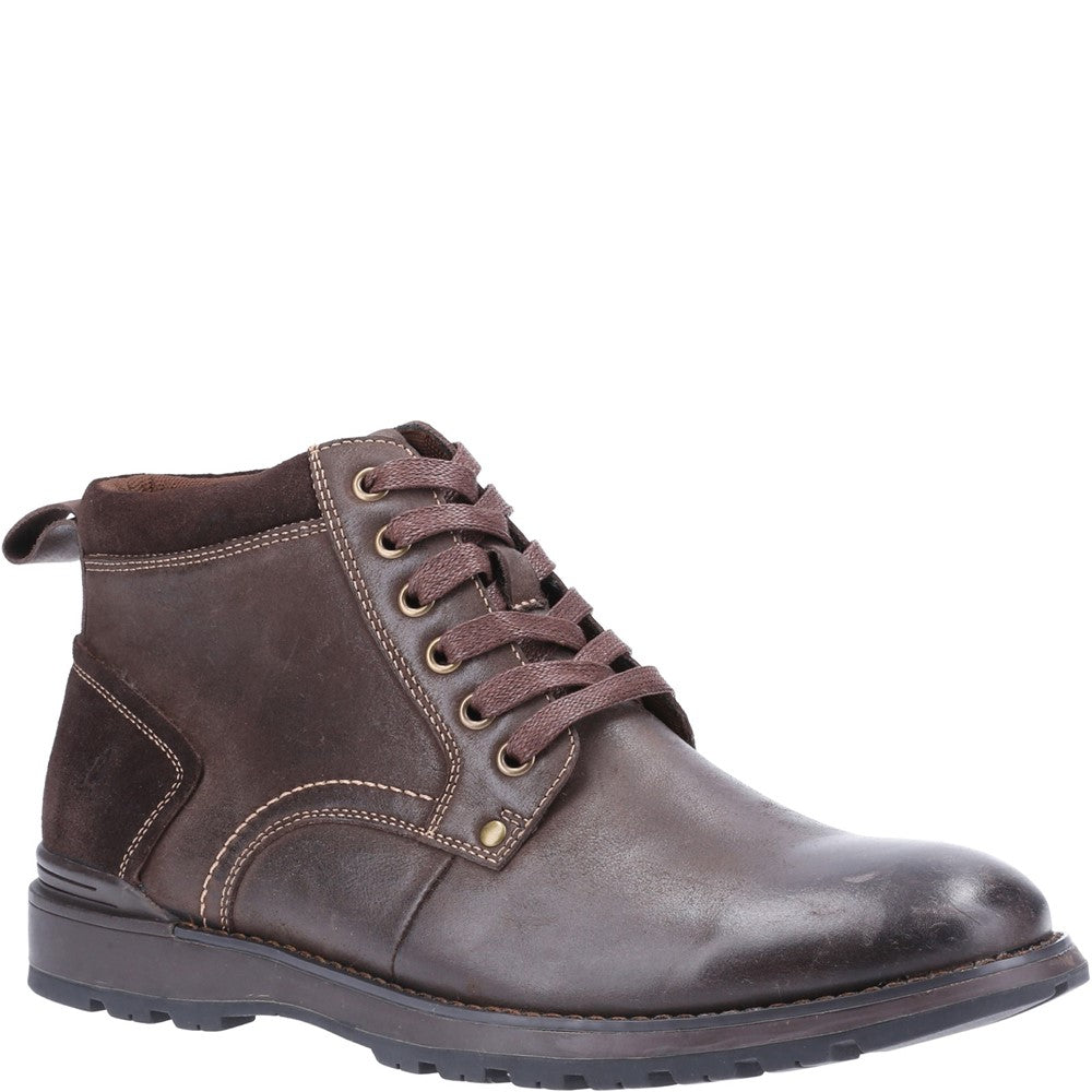 Mens Boots Brown Hush Puppies Dean Boot