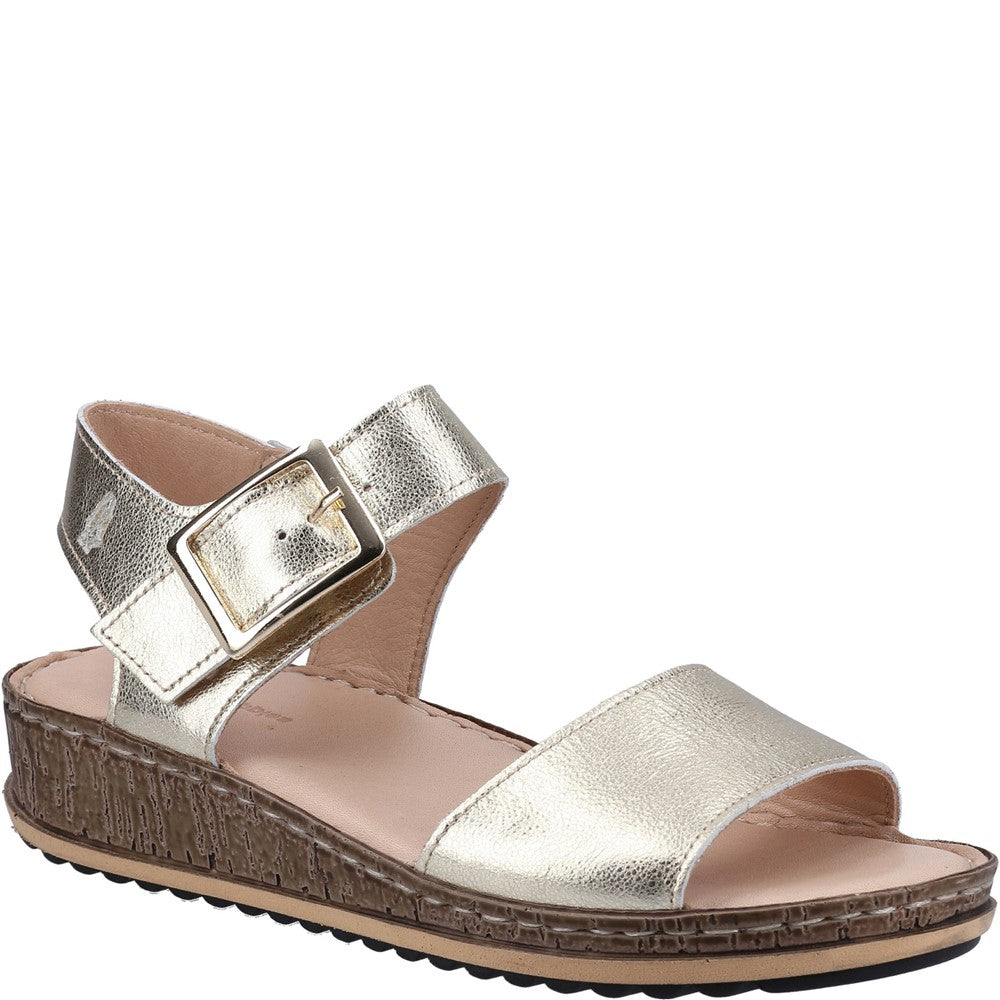 Sandal Ladies Summer Gold Hush Puppies Ellie Sandal