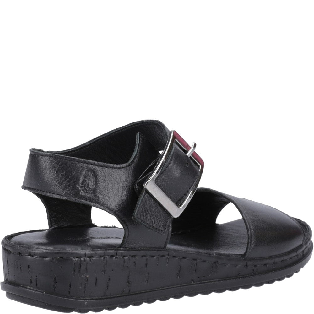 Sandal Ladies Summer Black on Black Hush Puppies Ellie Sandal