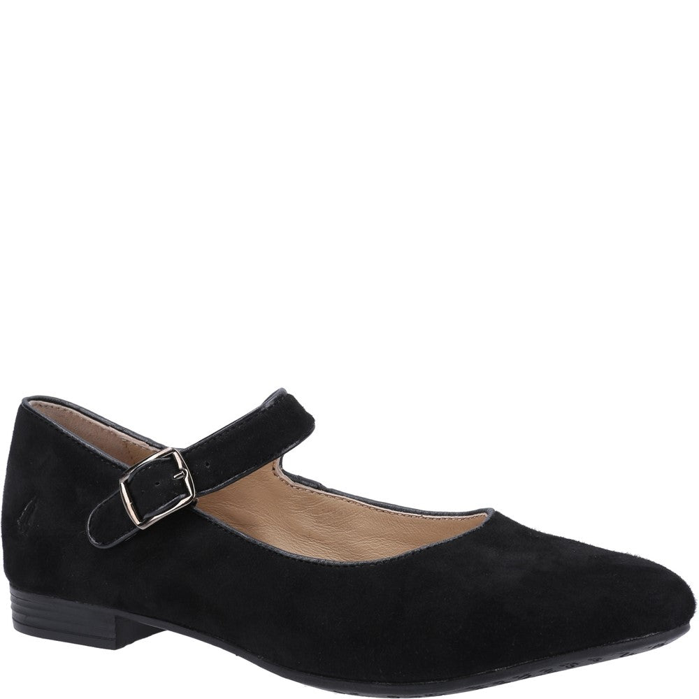 Ballerinas Black Hush Puppies Melissa Strap Shoe
