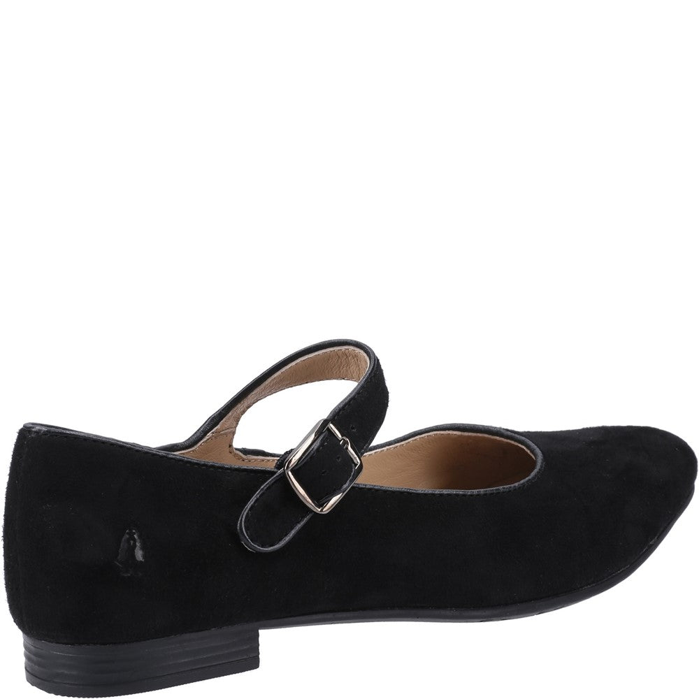 Ballerinas Black Hush Puppies Melissa Strap Shoe