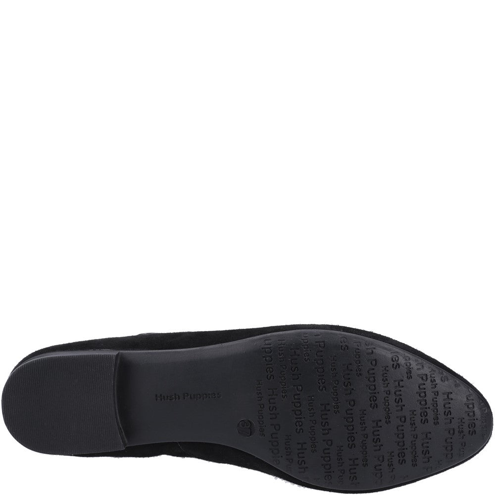 Ballerinas Black Hush Puppies Melissa Strap Shoe
