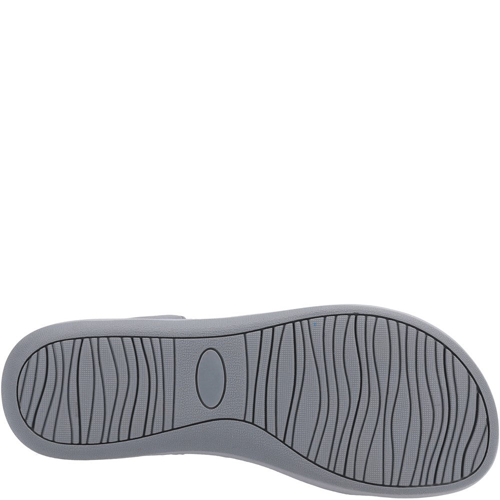 Sandal Ladies Summer Grey Hush Puppies Sophia Elastic Cross Strap