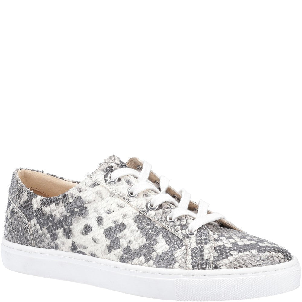 Ladies Sports Python Print Hush Puppies Tessa Sneaker