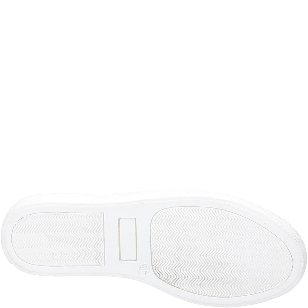 Ladies Sports Black Hush Puppies Tiffany Slip On Shoes