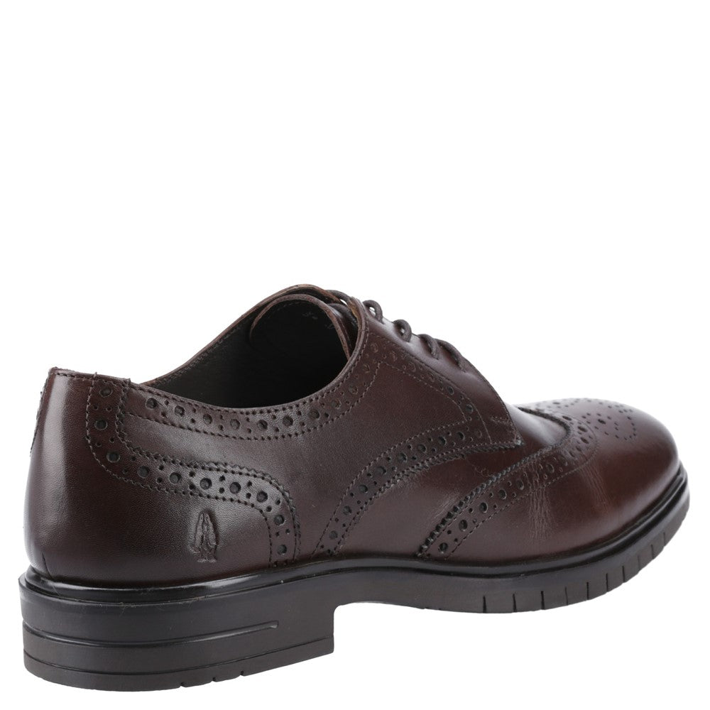 Mens Formal Lace Up Shoes Brown Hush Puppies Santiago Lace Shoes
