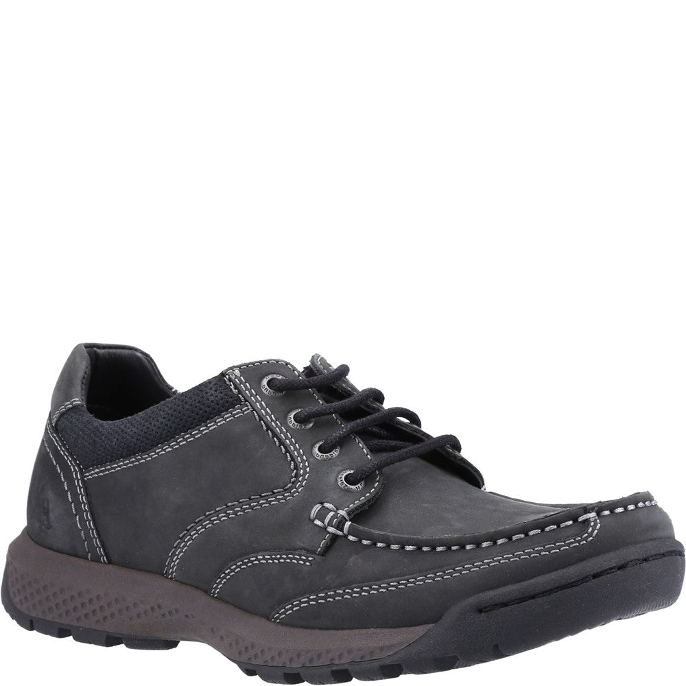 Lace Mens Summer Black Hush Puppies Dominic Lace Shoes