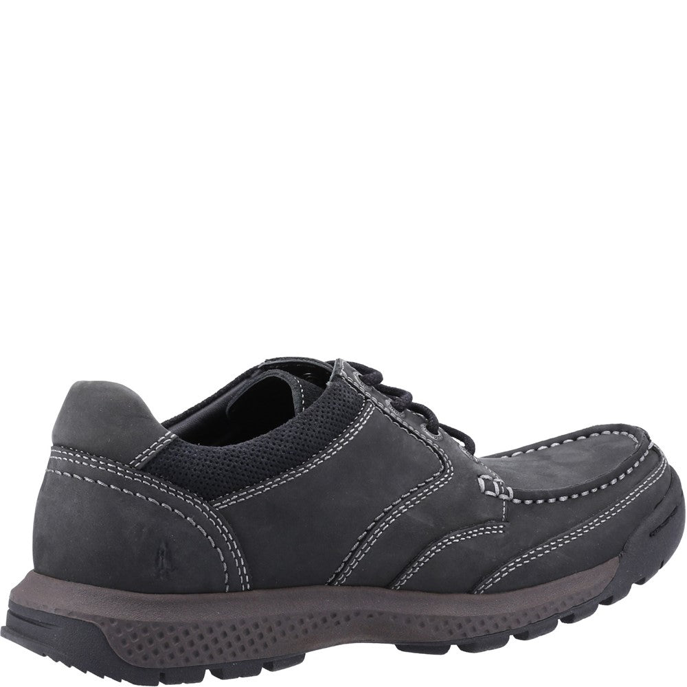 Lace Mens Summer Black Hush Puppies Dominic Lace Shoes