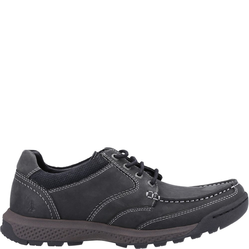 Lace Mens Summer Black Hush Puppies Dominic Lace Shoes