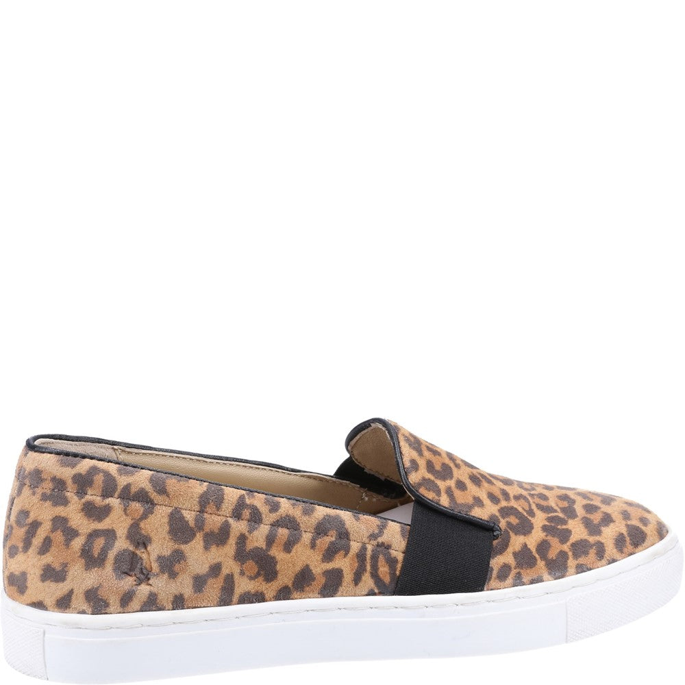 Ladies Sports Leopard Print Hush Puppies Tillie Shoe