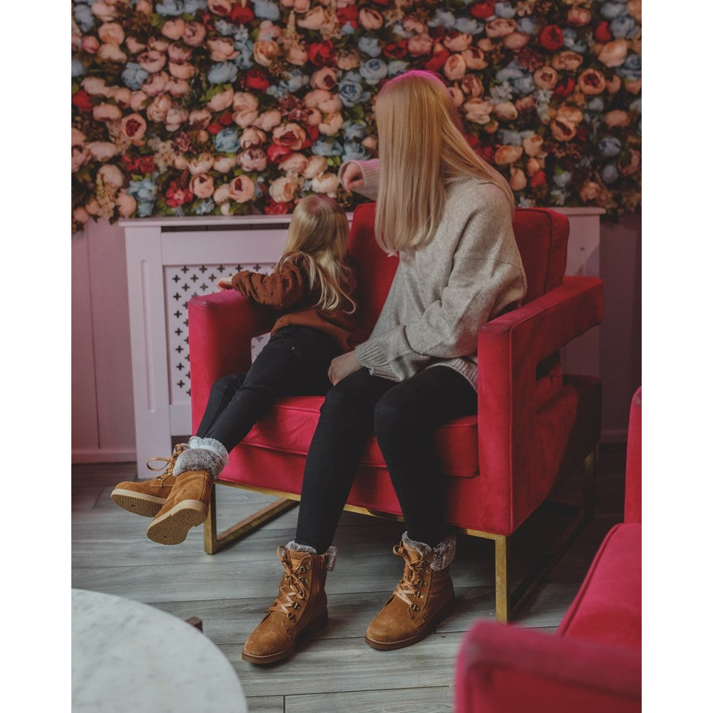 Ladies Ankle Boots Tan Hush Puppies Florence Mid Boot