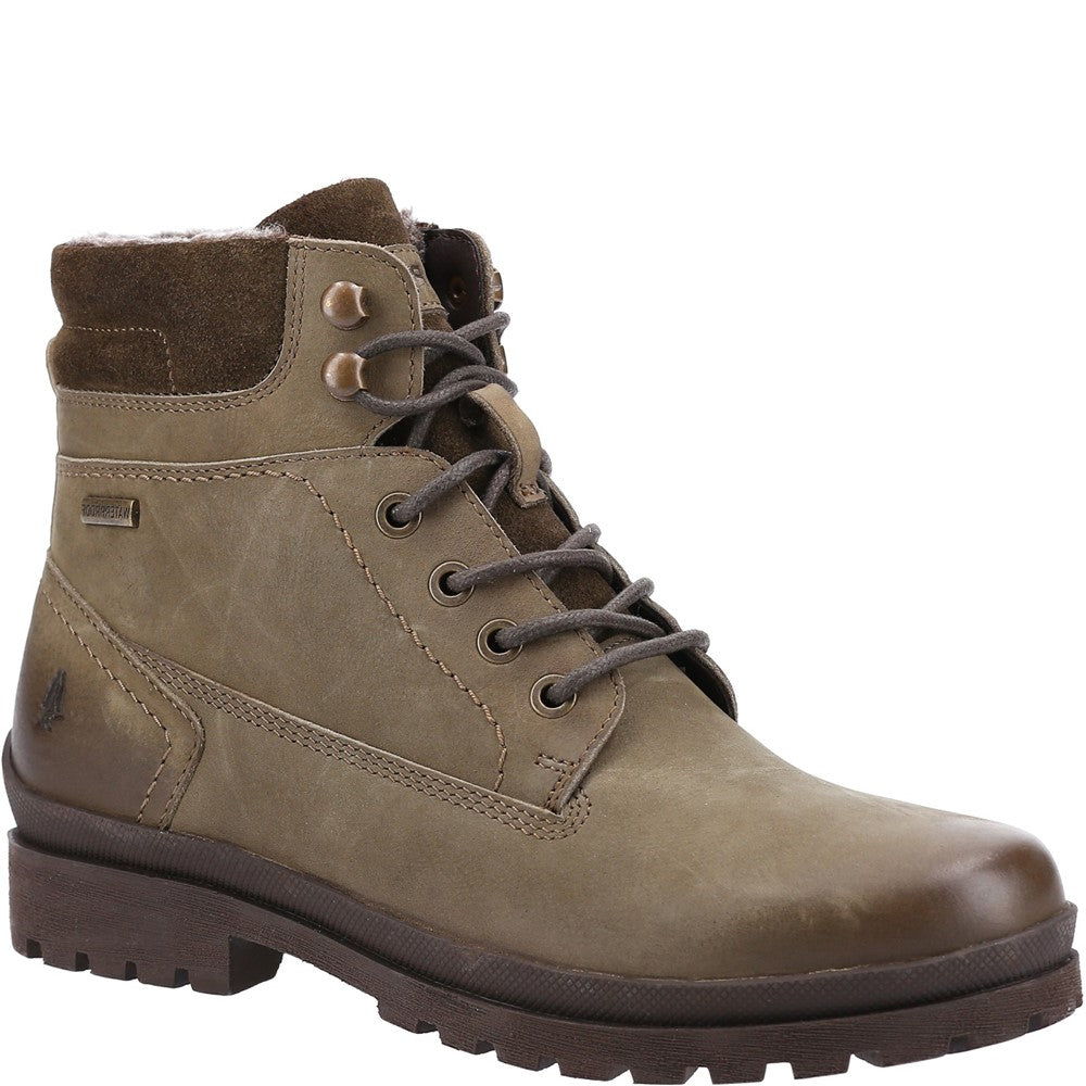 Ladies Ankle Boots Khaki Hush Puppies Annay Mid Boots