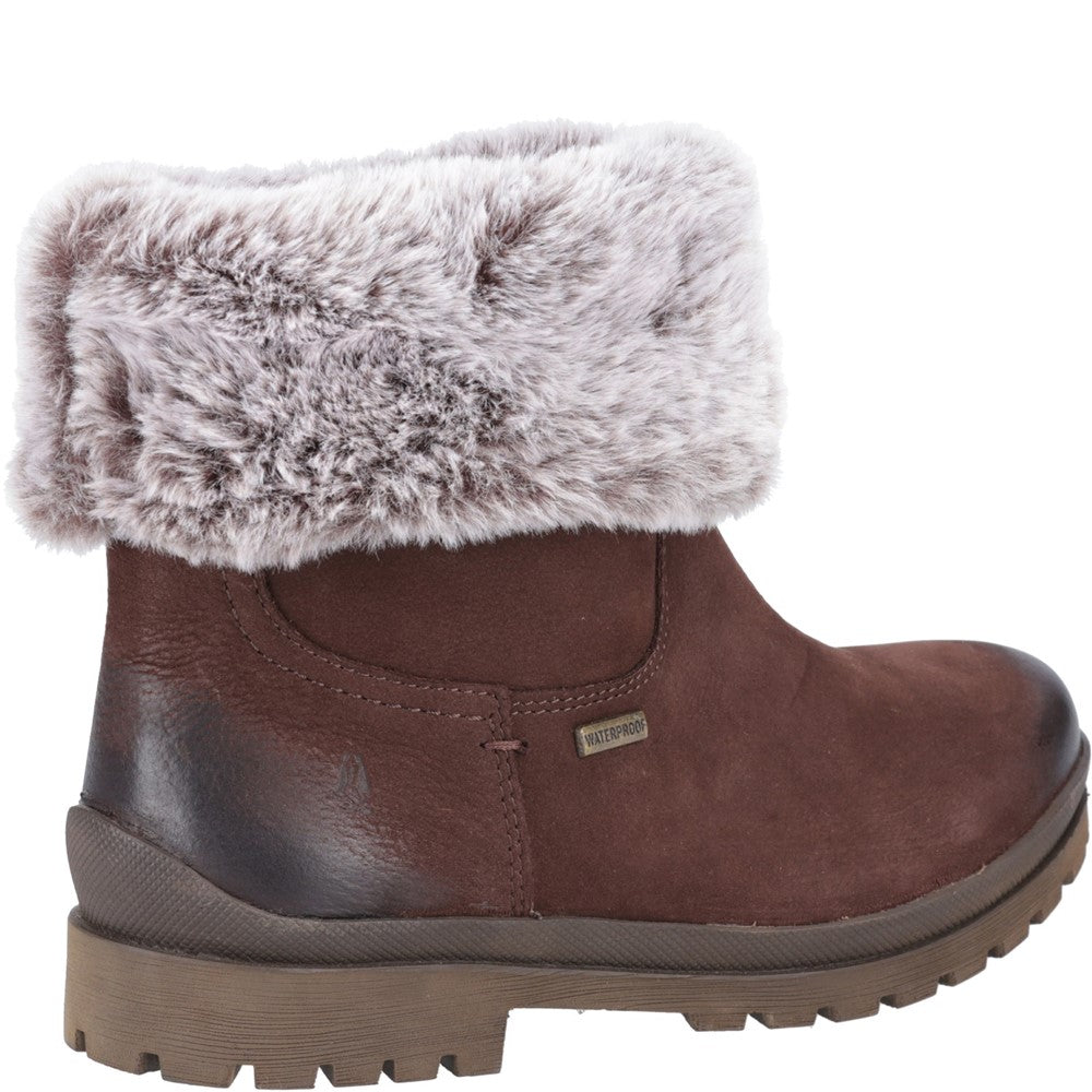 Ladies Ankle Boots Brown Hush Puppies Alice Mid Boot