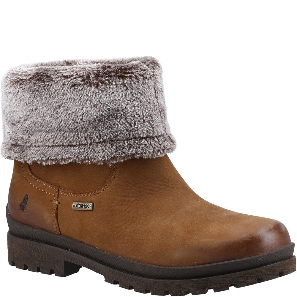 Ladies Ankle Boots Camel Hush Puppies Alice Mid Boot