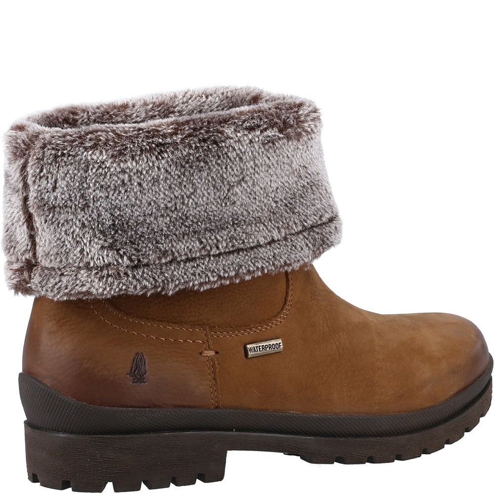Ladies Ankle Boots Camel Hush Puppies Alice Mid Boot