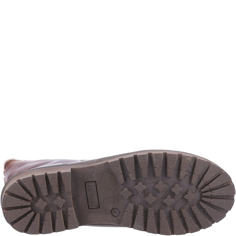 Ladies Ankle Boots Camel Hush Puppies Alice Mid Boot