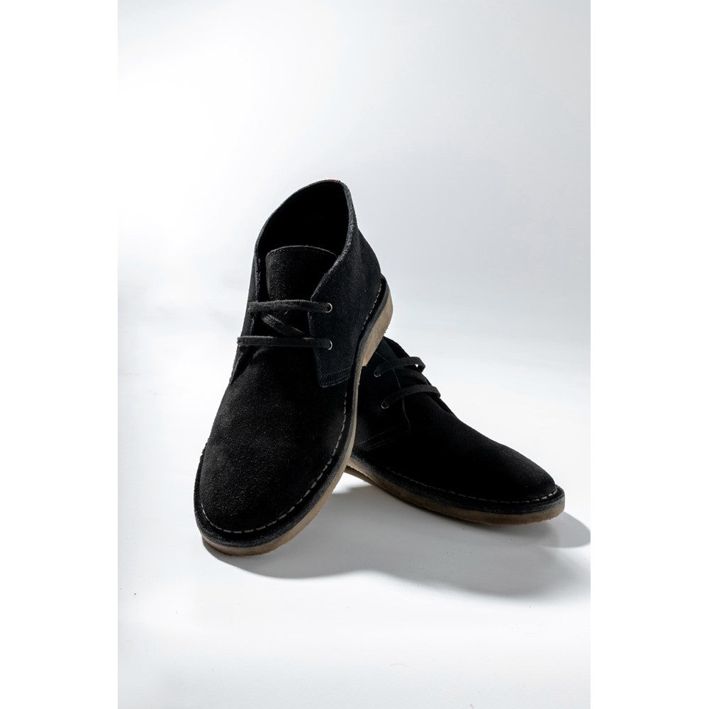 Mens Boots Black Hush Puppies Samuel Boot