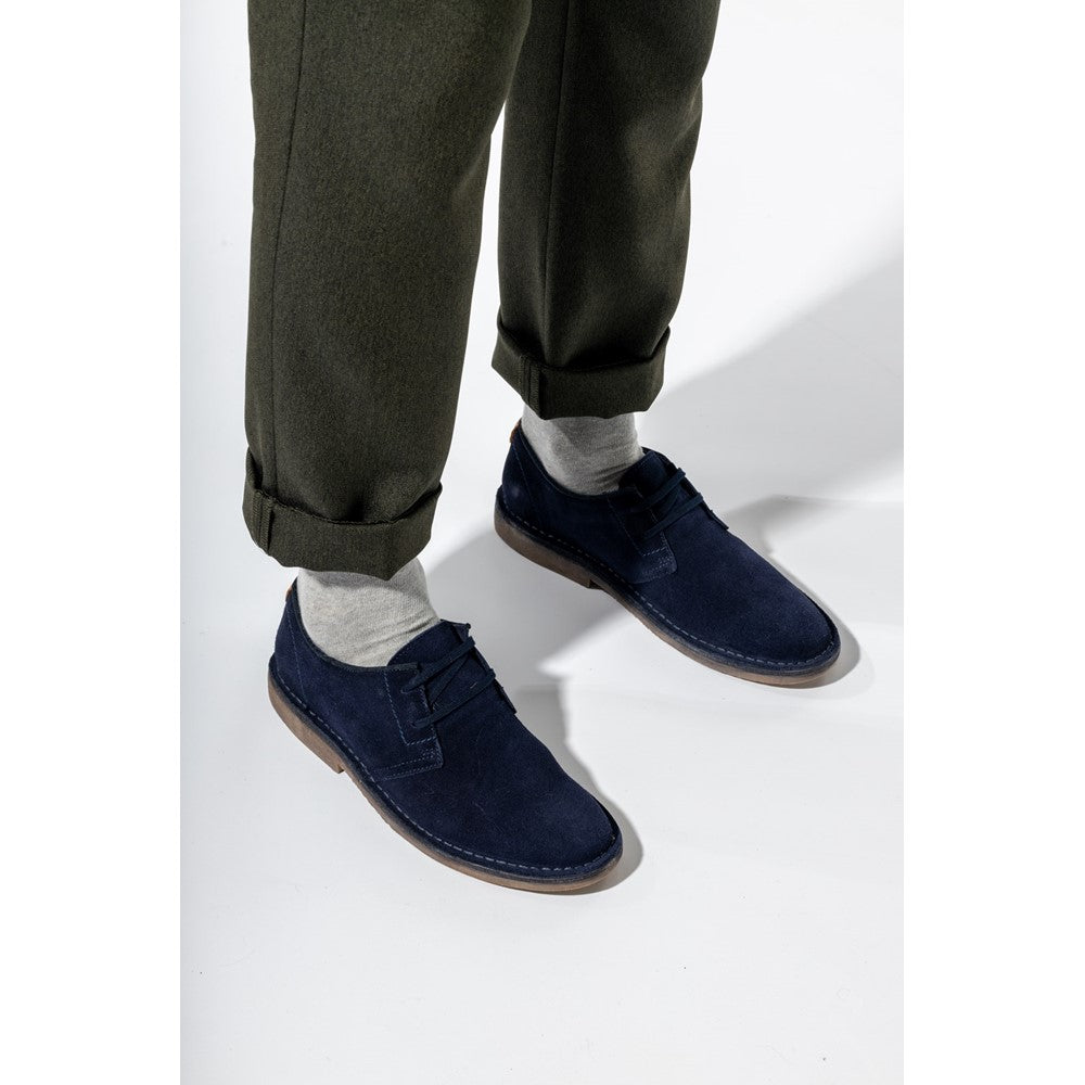 Lace Mens Summer Navy Hush Puppies Scout Shoe