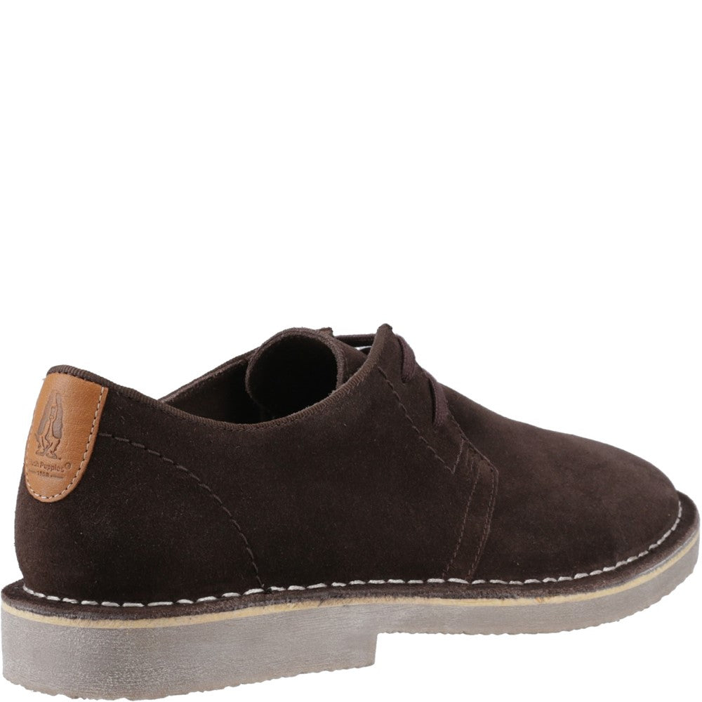 Lace Mens Summer Chocolate Hush Puppies Scout Shoe