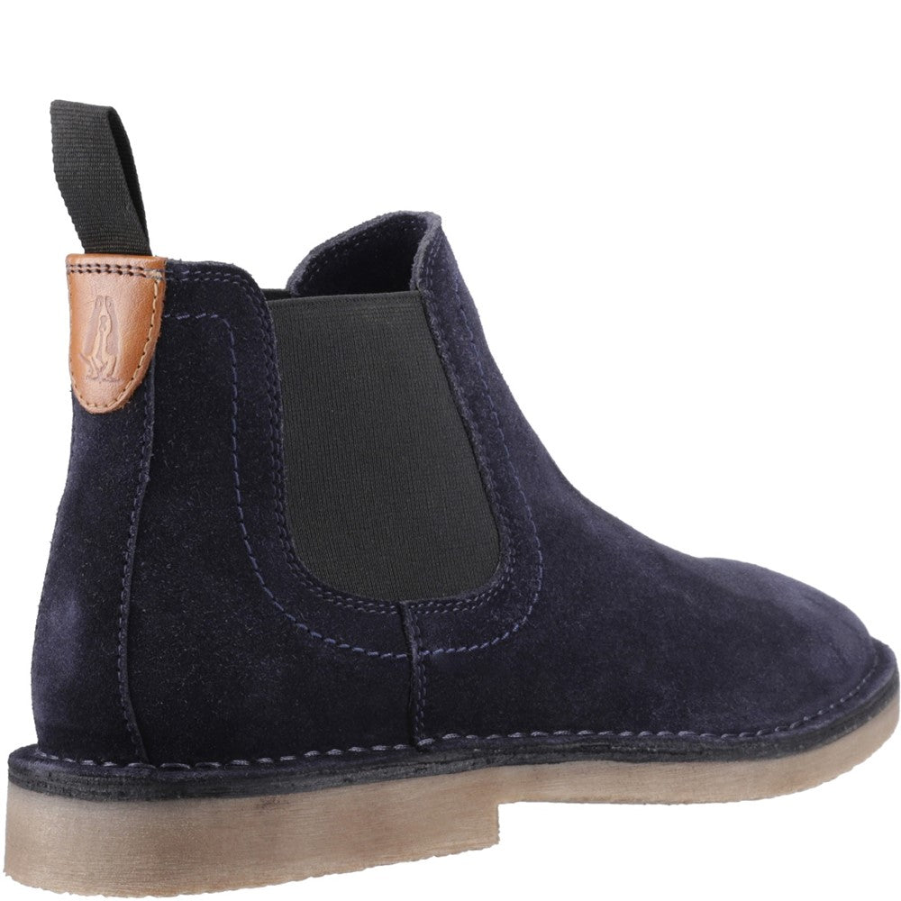 Mens Boots Navy Hush Puppies Shaun Chelsea