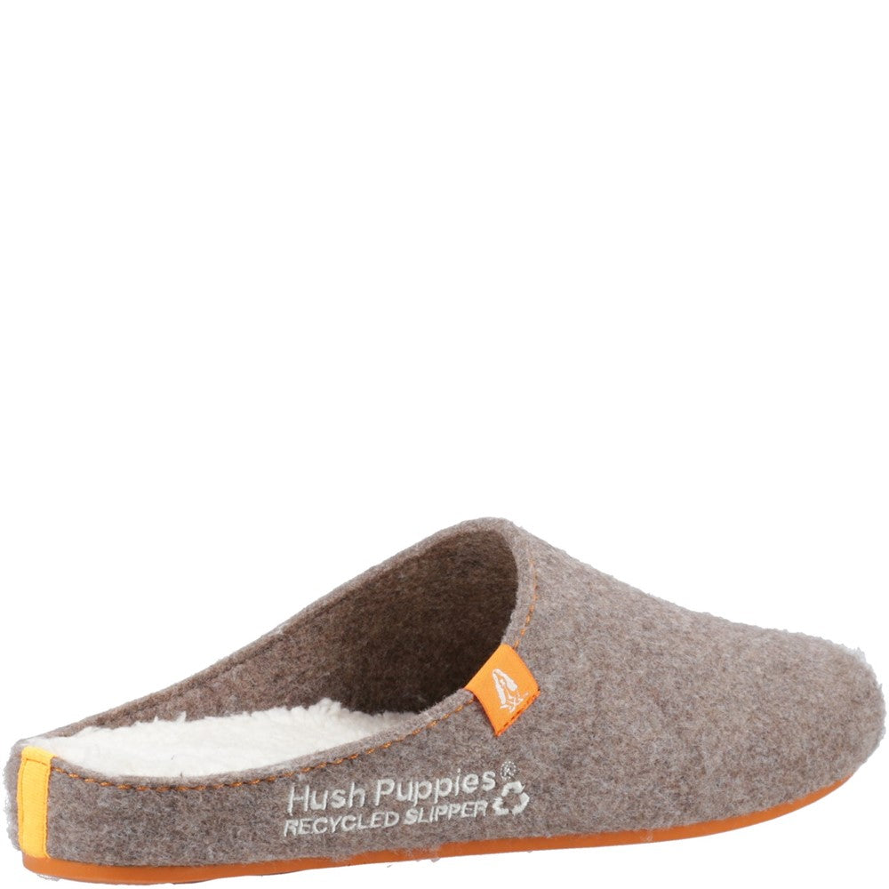 Classic Mens Slippers Brown Hush Puppies The Good Slipper