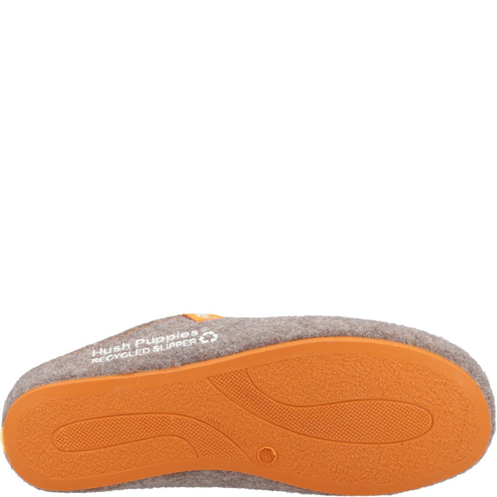 Classic Mens Slippers Brown Hush Puppies The Good Slipper