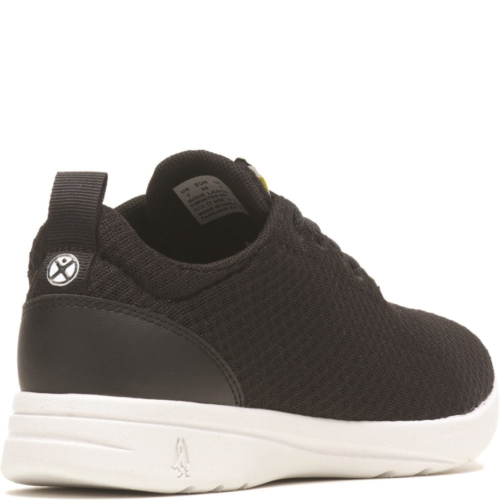 Ladies Sports Black/White Hush Puppies Good Shoe Lace