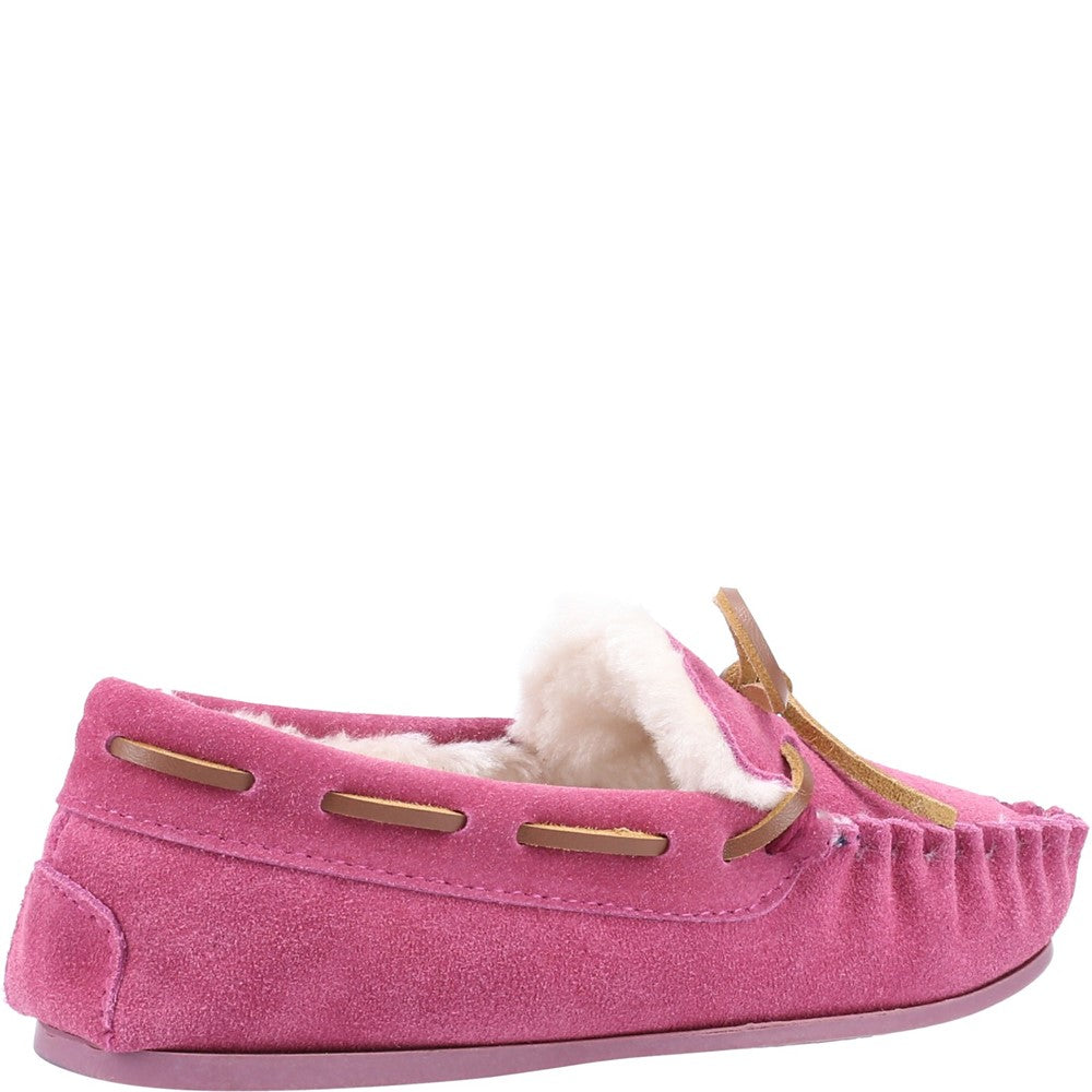 Childrens Slippers Pink Hush Puppies Addison Slipper