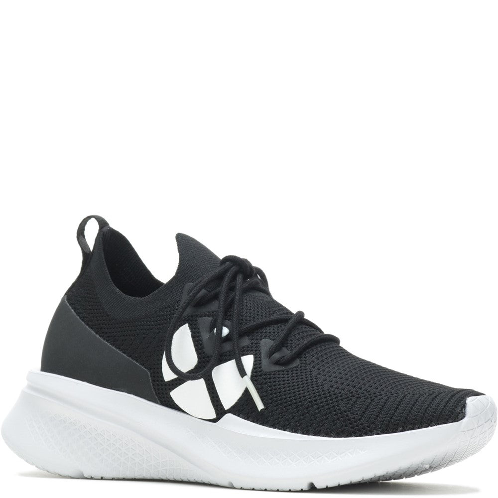 Ladies Sports Black/White Hush Puppies Spark Shoe