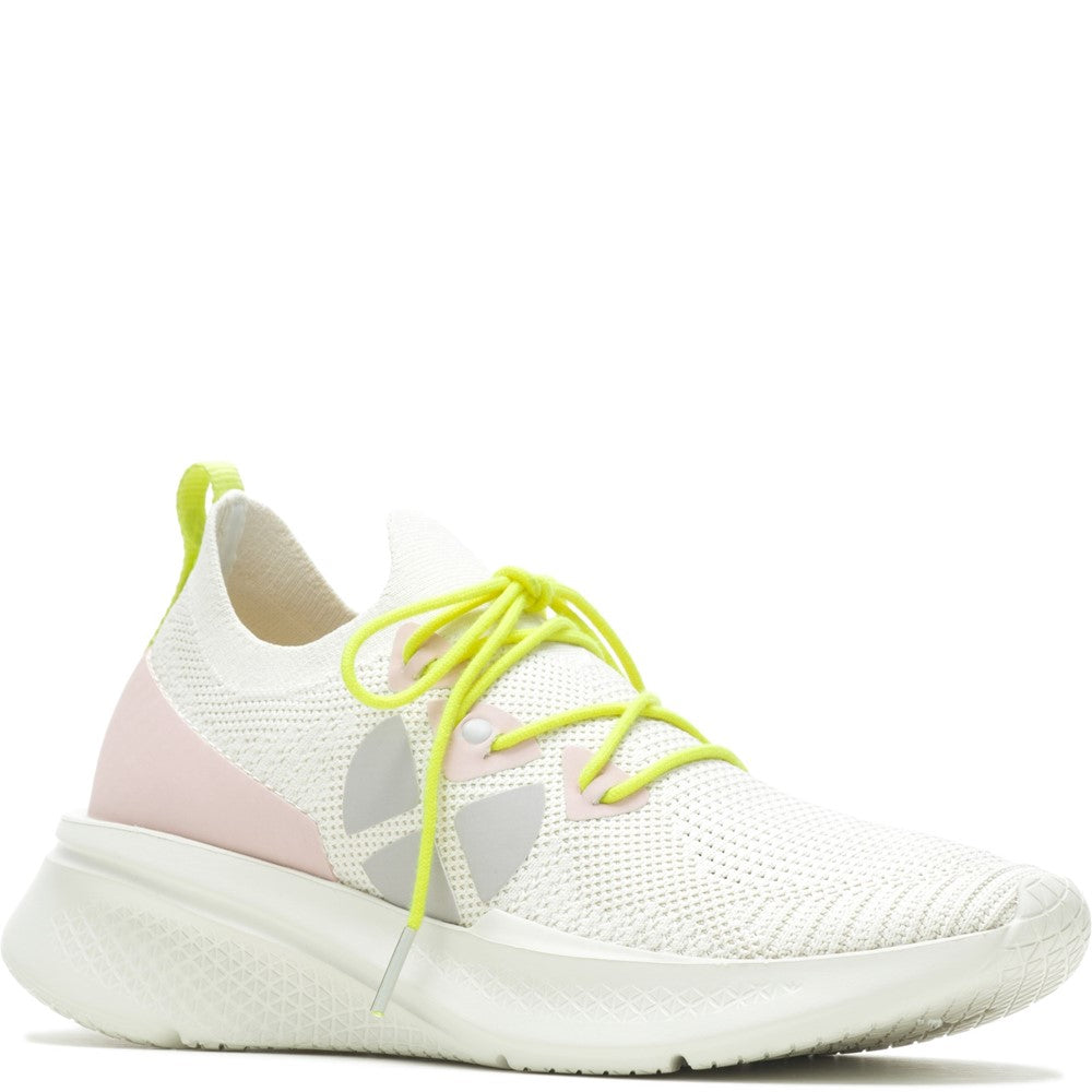 Ladies Sports White Hush Puppies Spark Shoe