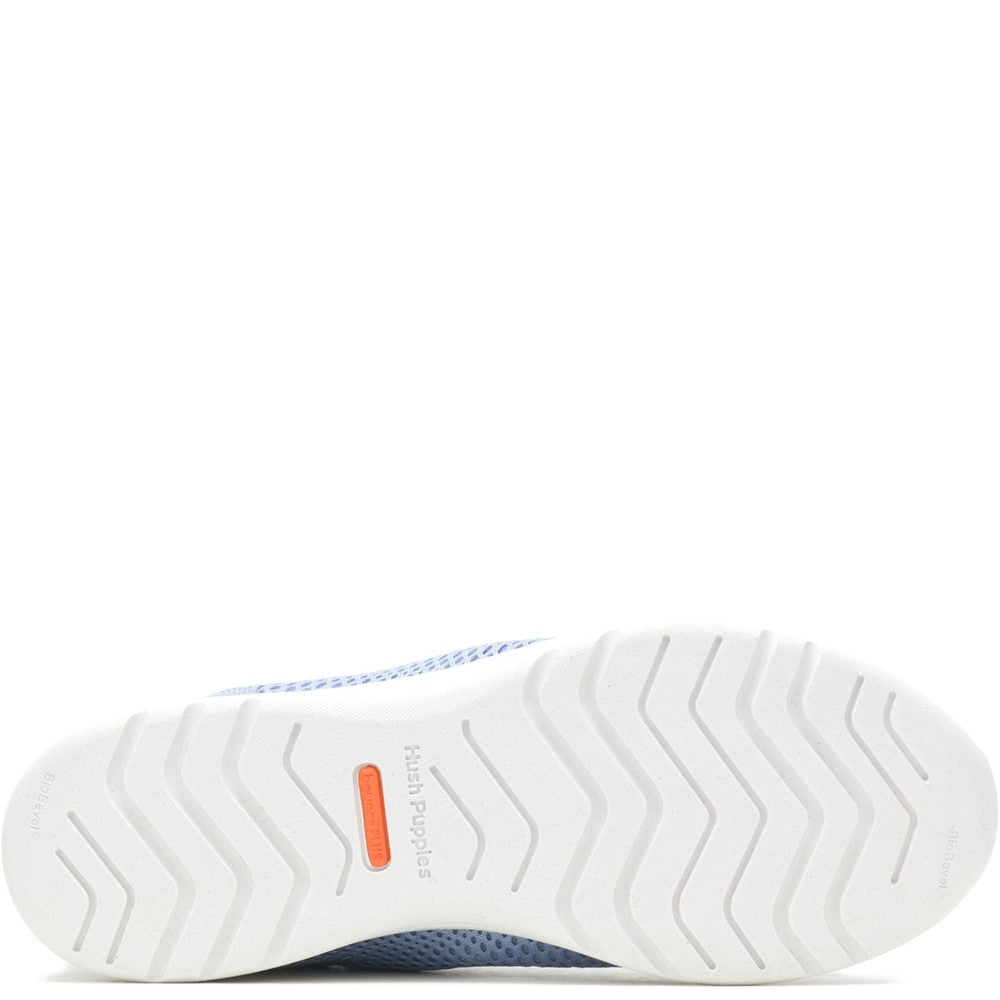 Ladies Sports Blue Hush Puppies Good 2.0 Shoes