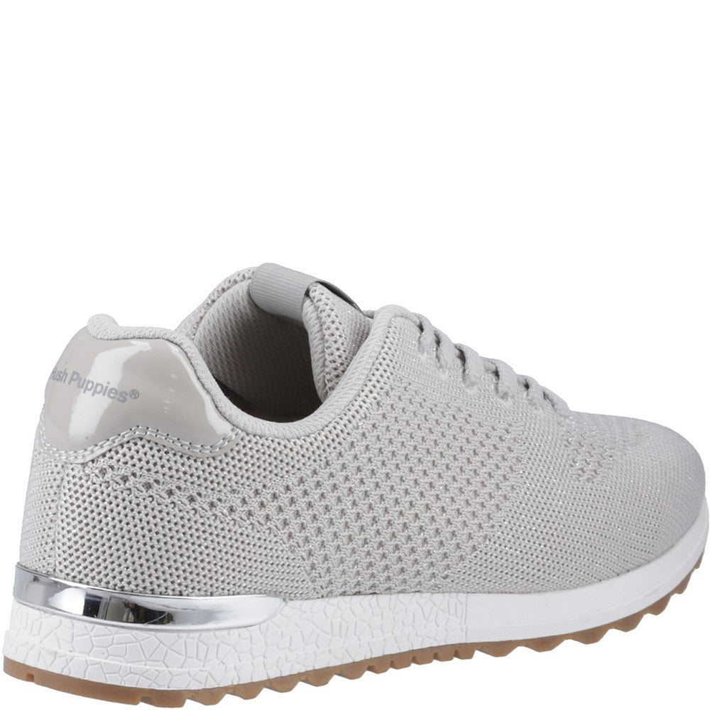 Ladies Sports Grey Hush Puppies Katrina Trainer