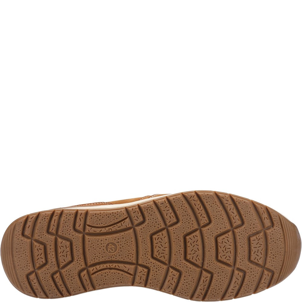 Mens Classic Slip On Shoes Tan Hush Puppies Cole Shoe