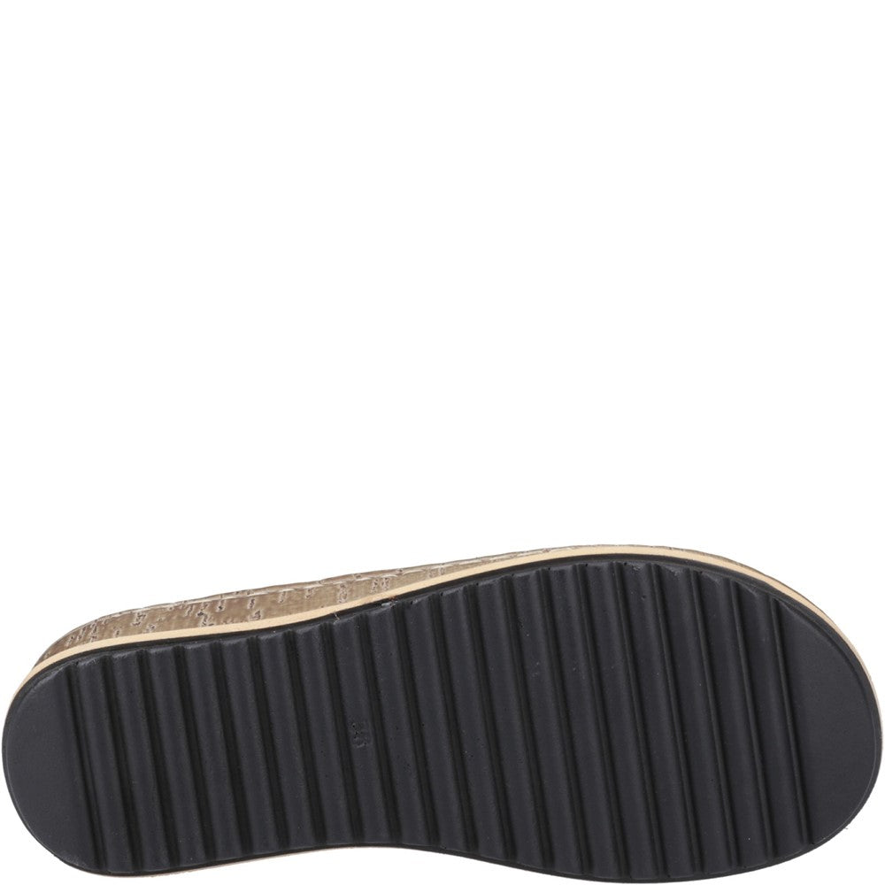 Sandal Ladies Summer Tan Hush Puppies Elissa Toepost Sandal